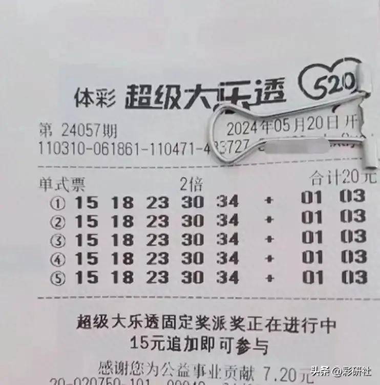 晒票分享，大乐透24013期精彩瞬间
