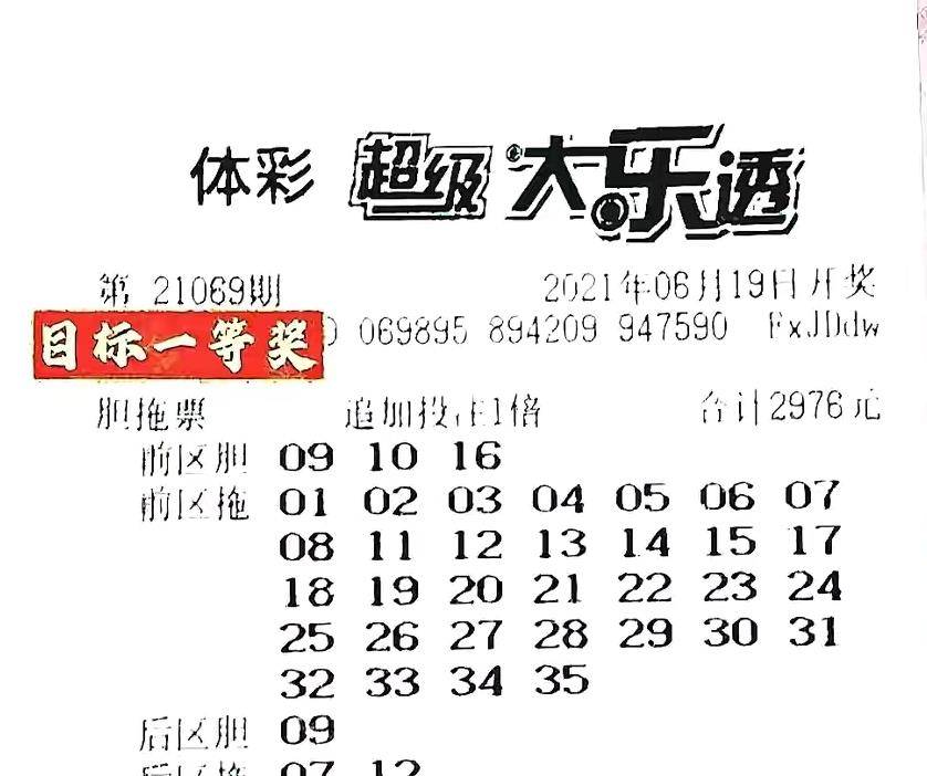 晒票大乐透2085期，梦想与幸运的碰撞