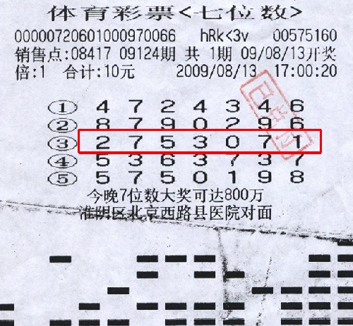 七位数今日查询结果，揭秘数字背后的奥秘体彩七位数今天查询结果